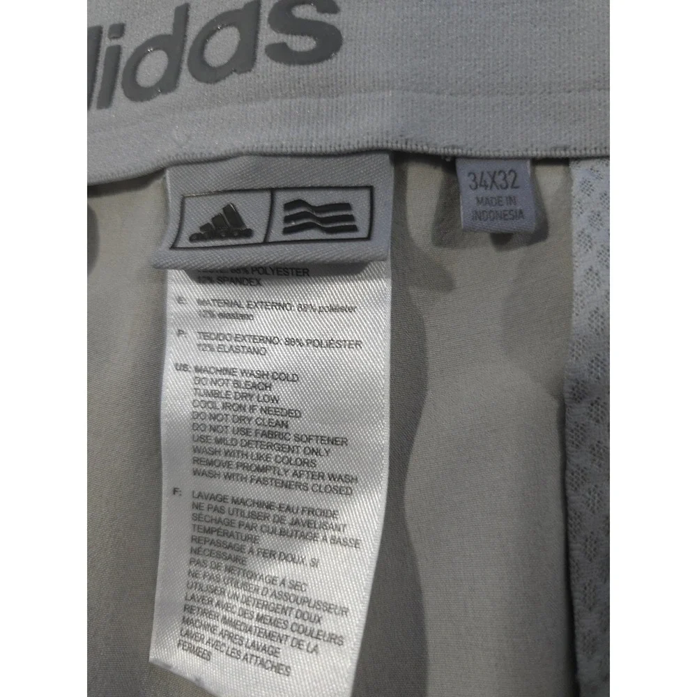 Adidas Ultimate365 Golf Pants Mens 34x32 Stone Beige Performance Stretch
